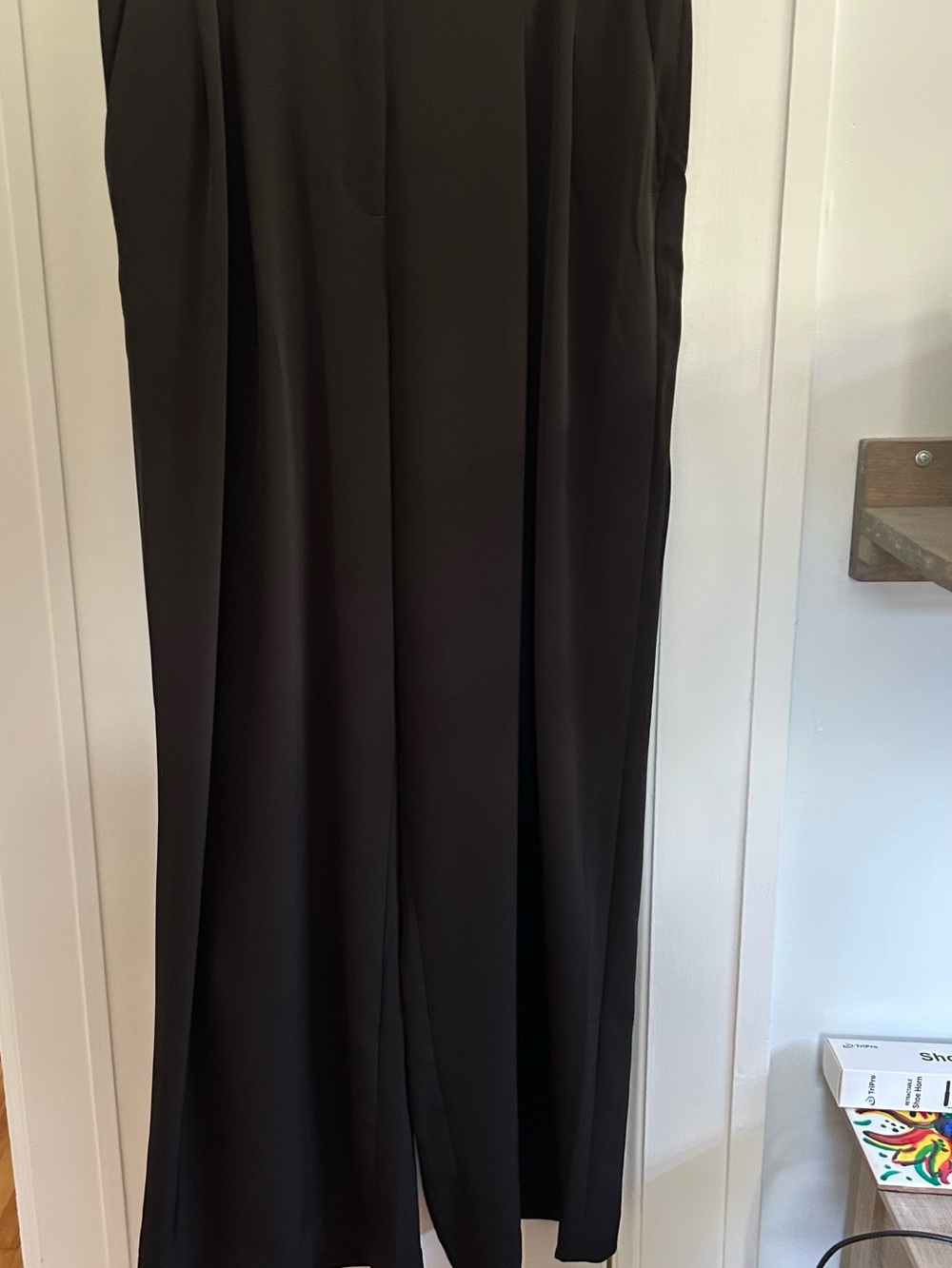 H&M Black Wide-Leg Pants